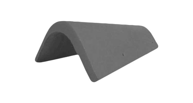 Боковая универсальная черепица Braas графит