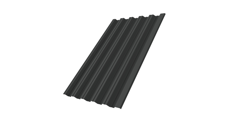 Профнастил HC35R 0,5 Satin RAL 7016 антрацитово-серый