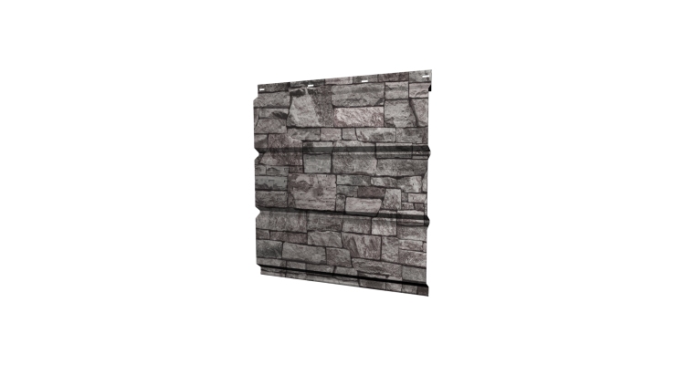 Софит металлический центральная перфорация 0,45 Print Elite с пленкой Fine Stone TwinColor