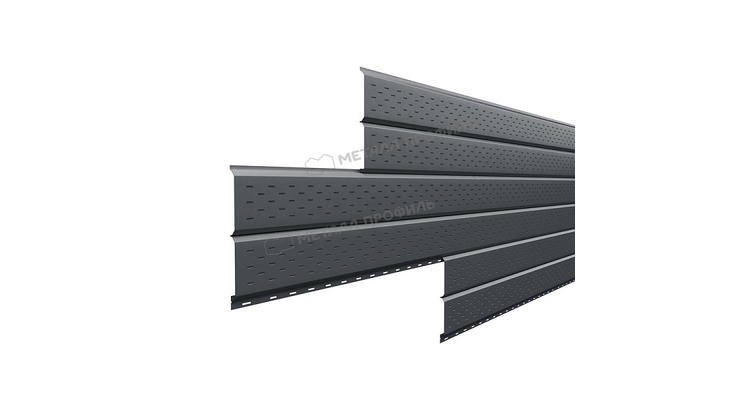 Софит Металл Профиль Lбрус-15х240 NormanMP (ПЭ-01-7024-0.5)