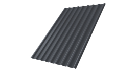 Профнастил С20R 0,4 PE RAL 7024 мокрый асфальт