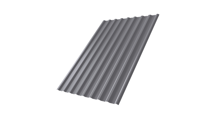 Профнастил С20R 0.45 Drap TX RAL 7004 сигнальный серый