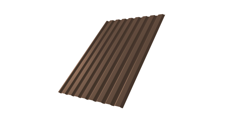 Профнастил С20A 0,7 PE-Double RAL 8017 шоколад