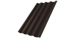 Профнастил НС44 0,5 Velur X RR 32 темно-коричневый