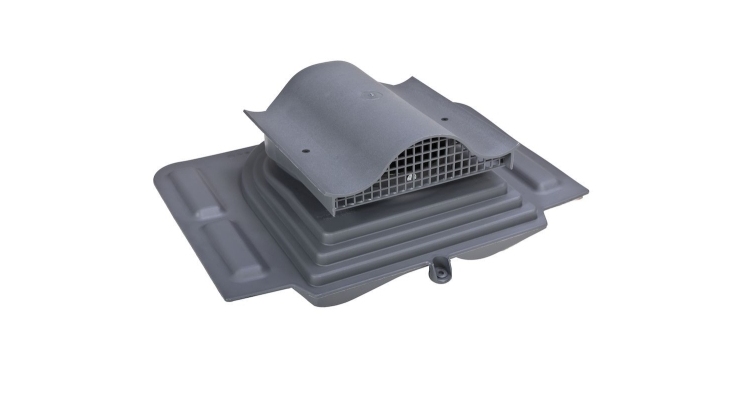 Вентиль кровельный универсальный PELTI - KTV серый