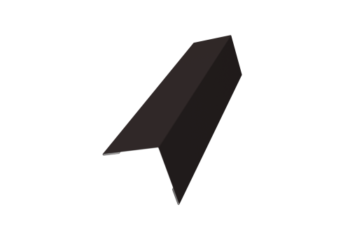 Угол внешний 50х50 0,45 Drap TR RAL 9005 черный (2м)