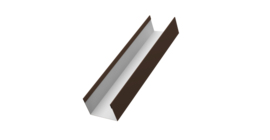 Стойка жалюзи Milan,Tokyo 0,5 Drap RAL 8017 шоколад (3м)